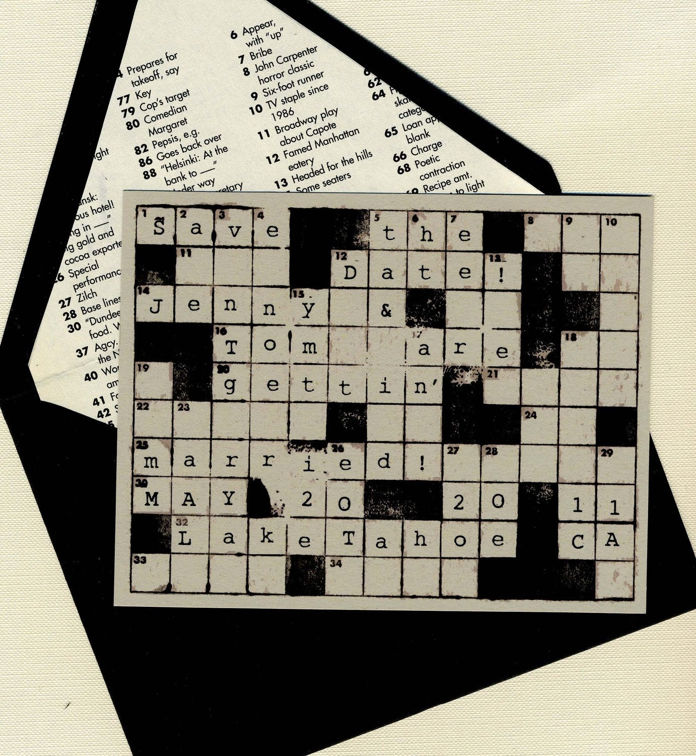 dating material crossword clue