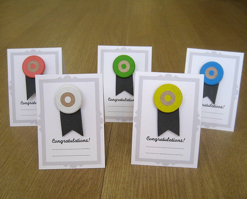 Wood Congratulations Pin