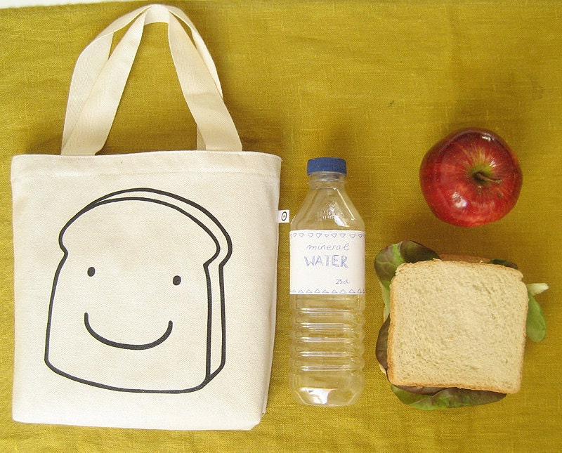 Cotton canvas tote bag SANDWICH BAG