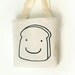 Cotton canvas tote bag SANDWICH BAG