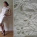 White Cocktail Dress / Short Sleeveless / Simple Lace Cutouts / Wedding 1980s Vintage