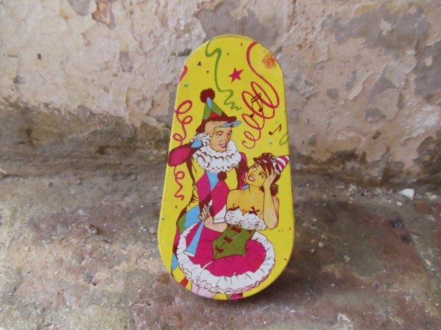 Vintage Litho Tin Party Noise Maker Toy Crank