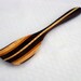 Wooden Spoon. Maple Walnut Cherry Striped. 11.75". Right handed
