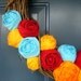 The Rowan - Fabric Rose Grapevine Wreath - 18 inch - Made to Order