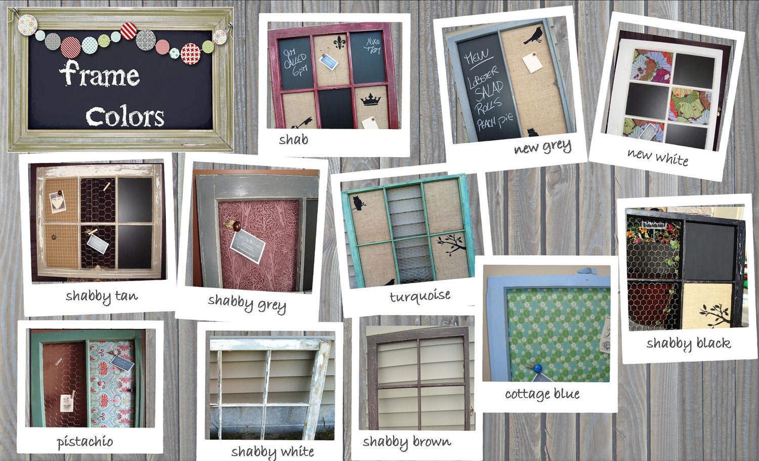 burlap corkboard messageboard from vintage barnwood window