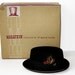 Picture Perfect Penney's Marathon Pork Pie Fedora Hat and Box