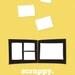 PRINTABLE ARTWORK / Scrappy 8.5 x 11 Poster with Color Options