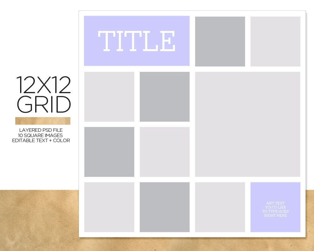 Instagram Grid Pack / Layered PSD Templates