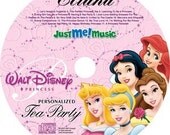 Personalized Disney Princess Tea Party CD