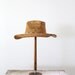 1970s Vintage Cowboy Hat // Western Woven