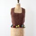 1960s Crotchet Vest // Vintage Boho Top