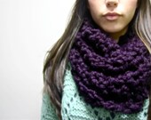 Chunky Plum Neckwarmer