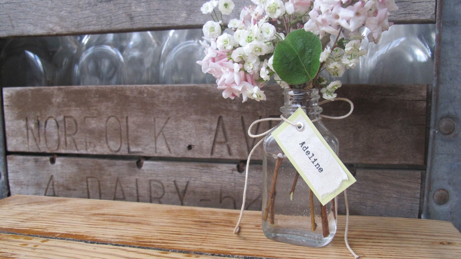 Unique Wedding Place Card Favor - The Adeline