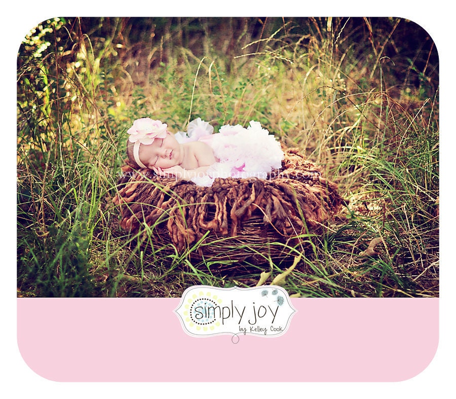 Newborn bird nest photo prop-Photo prop Large Bird's Nest  for Babies- Newborn-owl nest