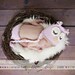 Newborn bird nest photo prop-Photo prop Large Bird's Nest  for Babies- Newborn-owl nest