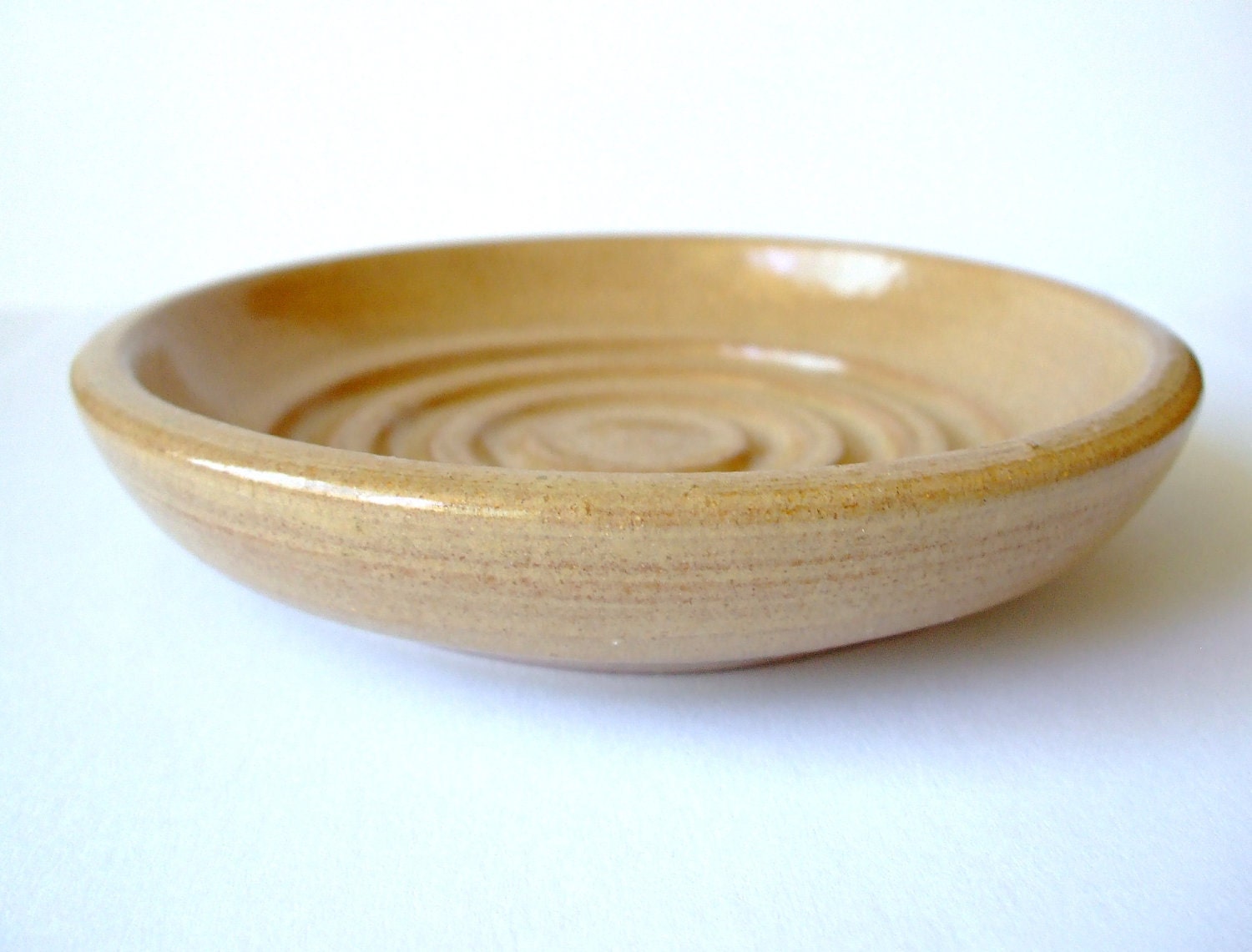 Oatmeal beige soap dish