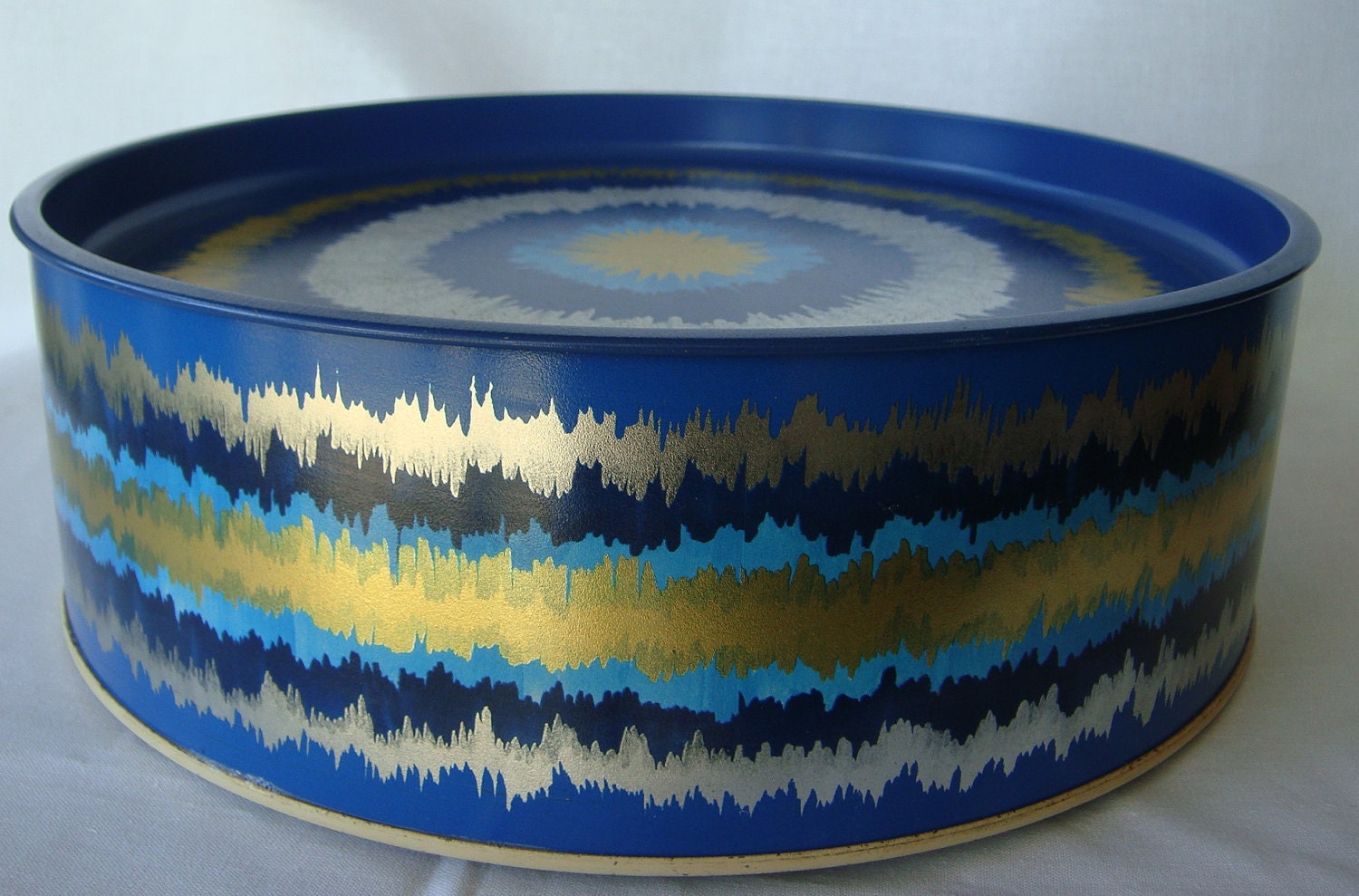 Vintage tin metal box from Danish company IRA
