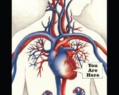 You are Here 5 by 7 card