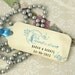 50 Wedding Wish Tree Tags - Hand Stamped - Congratulations - Personalized