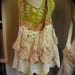 Shabby Doily Bag crocheted layered doilies romantic ruffled laces embellished fabric purse shoulder bag