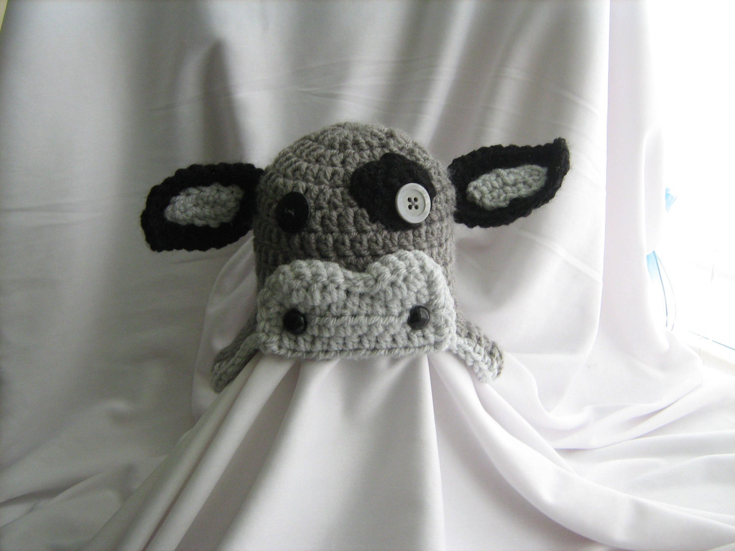 Cow hat and diaper cover