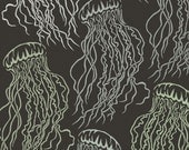 Stencil - JELLYFISH - Large Wall STENCIL, Reusable - DIY Home Decor/Wall Art