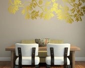 Wall Stencil - Large OAK Branch- Reusable Wall STENCIL - DIY Wall Art -5 Ft. Long