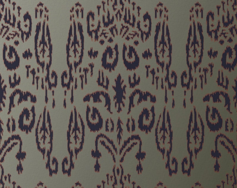 Wall STENCIL - Ikat Pattern no. 4 - REUSABLE stencil for Walls - Easy Home Decor