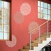 STENCIL for Walls - Chrysanthemum no. 2 - Reusable Modern Flower Stencil
