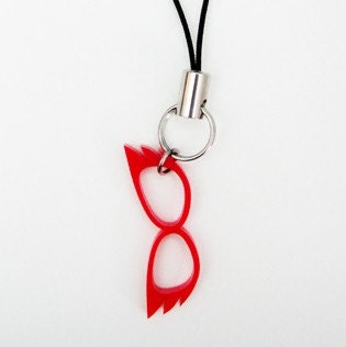 Magical Girl Mask - Sailor V Red - Phone Charm