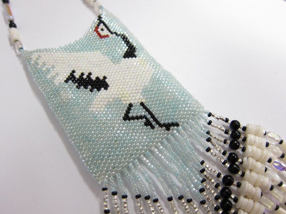SALE Crane Amulet Necklace