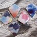 Watercolour diamond brooch small