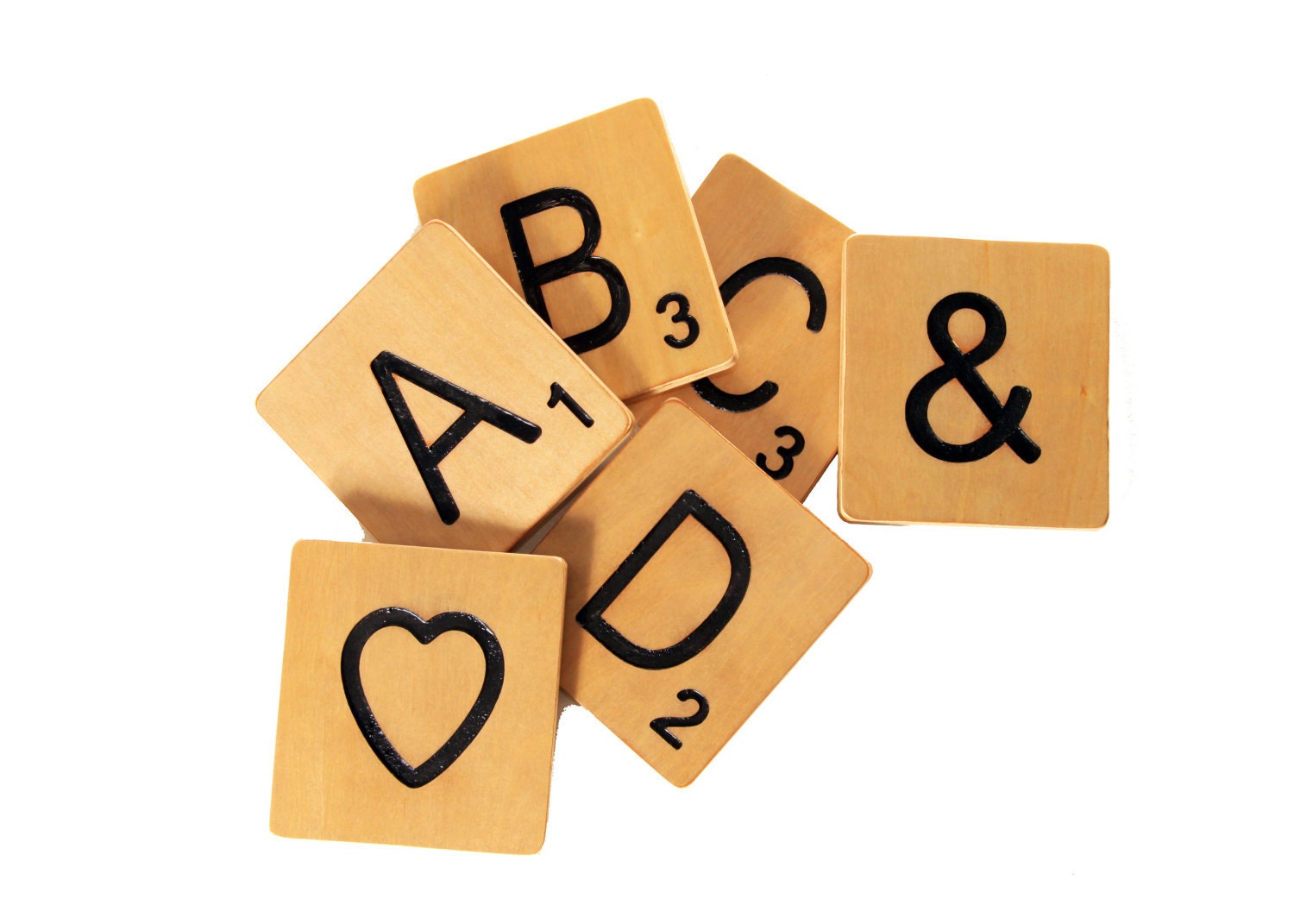 Large Scrabble Letter Tiles - Home Decor