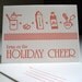 Holiday Cheer EGGNOG Letterpress Card