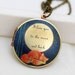 Sleepy Fox,Brass Locket, Fox,Sleep,Red,Mom,Baby,Antiqued Locket, I love you to the moon and back, Photo Image Round 38mm Vintage Locket,Mon