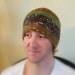Green, and Brown Men's Wool Beanie
