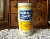 Vintage Kitchen Tin Parmisello Grated Cheese 1903-1930