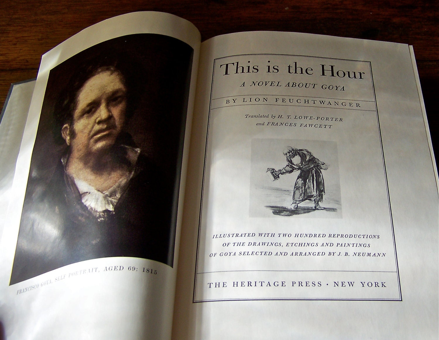 Vintage Book Goya Historical Novel