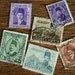 Vintage Postage Stamps Egypt 1940s