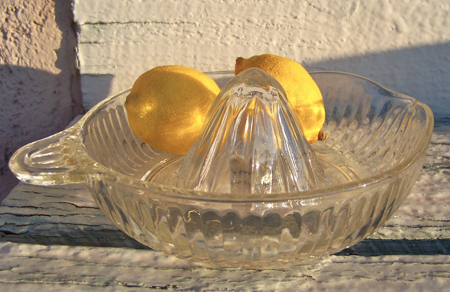 Vintage Juicer Depression Glass 1950s