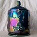 Vintage Carnival Glass Grape Harvest Canister