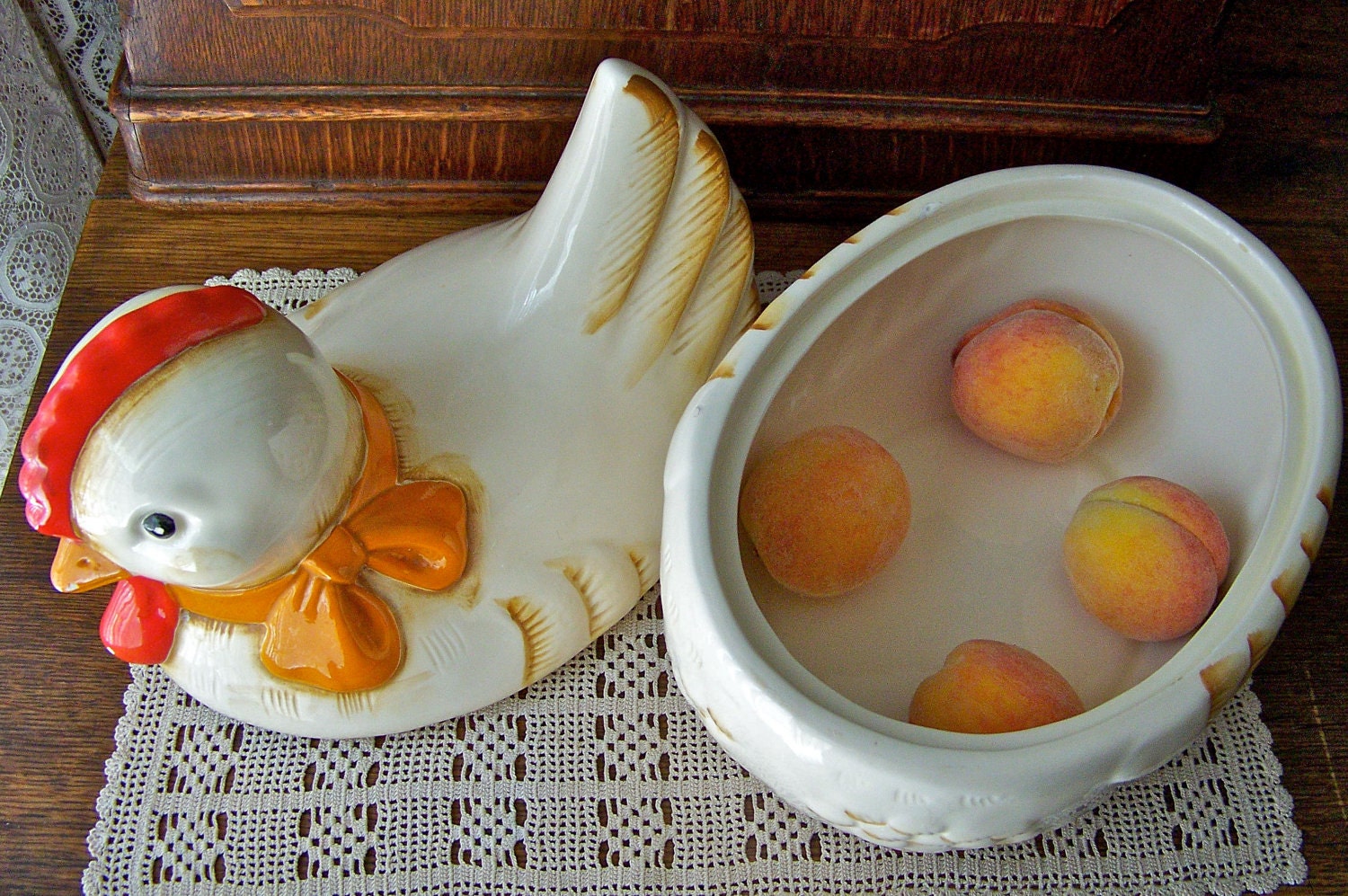 Vintage Hen Cookie Jar