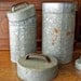 Tin Canisters Flour and Coffee