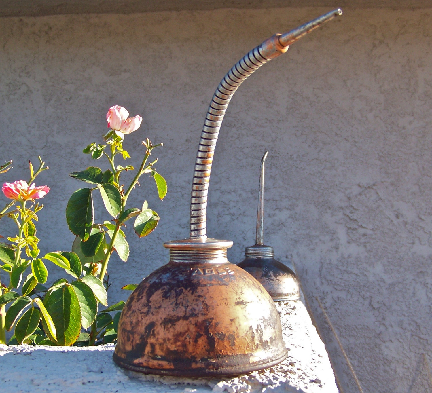 Vintage Eagle Oil Can Bendable Spout