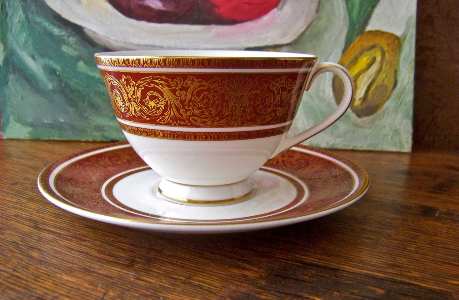 Vintage Teacup and Saucer Royal Doulton
