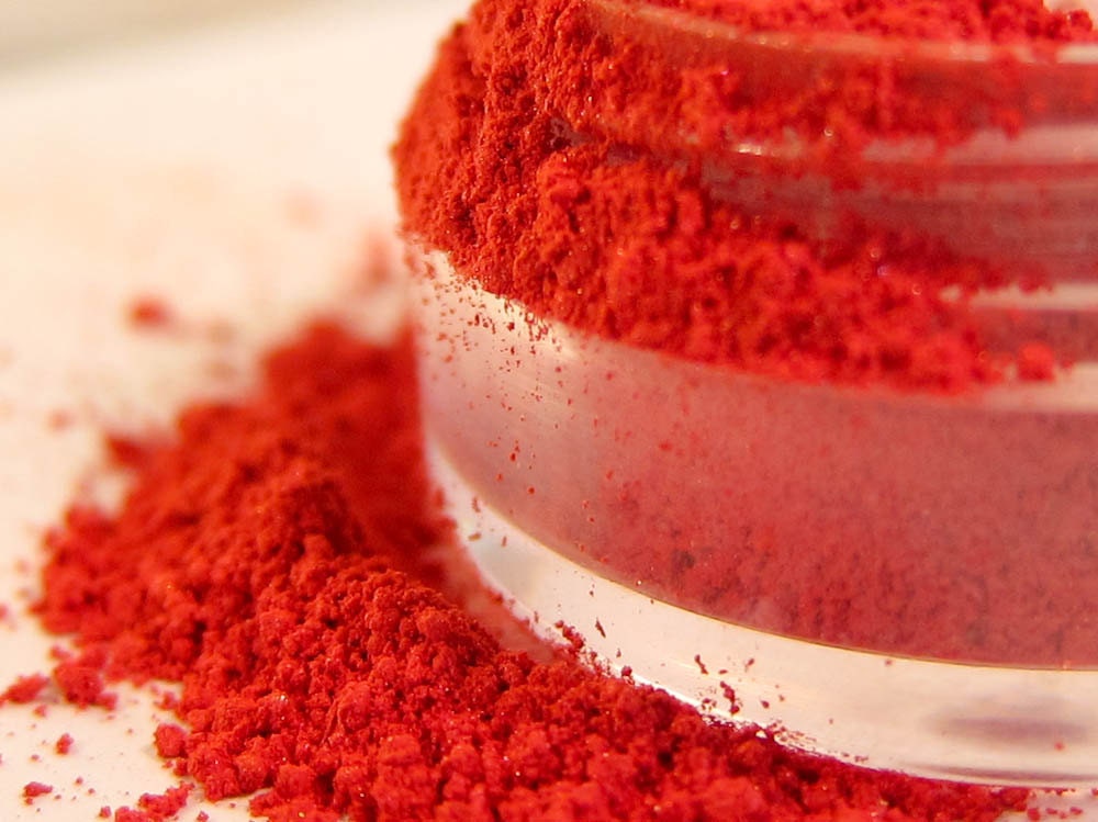 Red Mineral Eyeshadow Pigment FIRECRACKER Best Seller