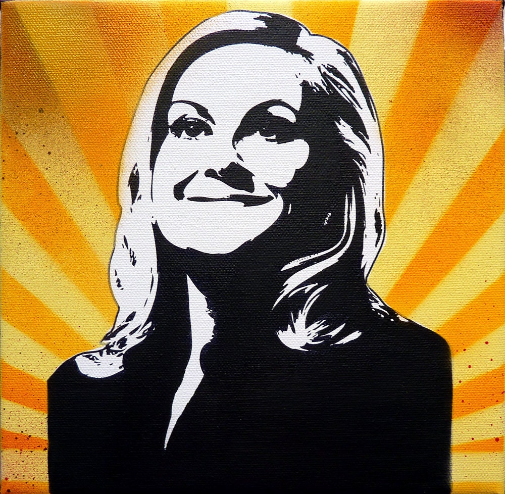 Parks and Recreation: Leslie Knope Sunrise in Pawnee painting