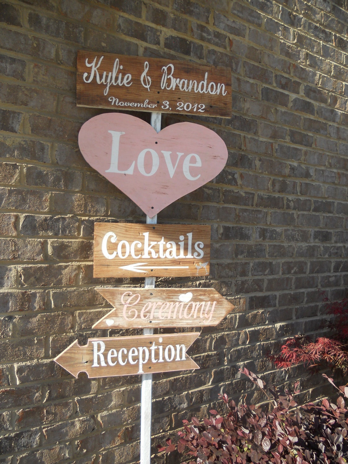 Wedding Signs, Rustic Wedding Directional Sign. Mountain Wedding Sign, Country Chic Wedding..You Customize:)