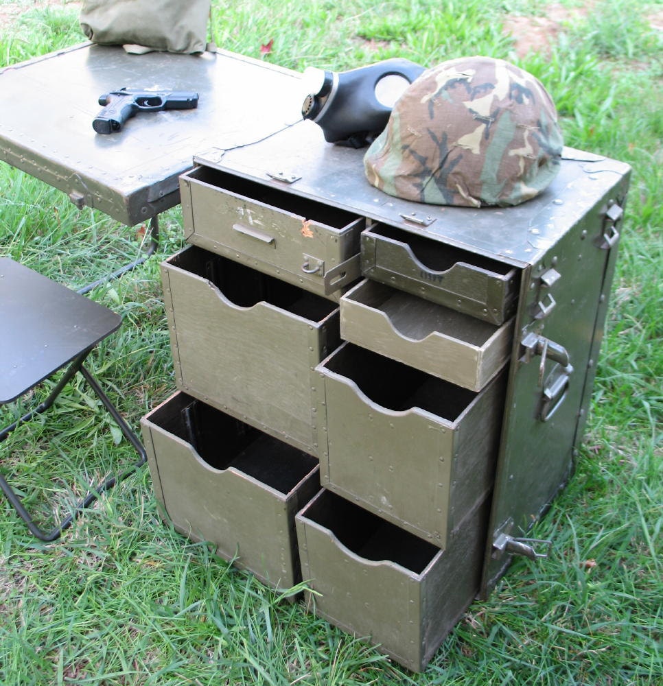 Vintage Military Field Desk US GI Issue