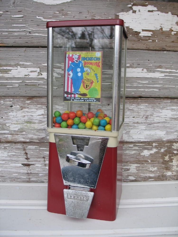 vintage gumball machine